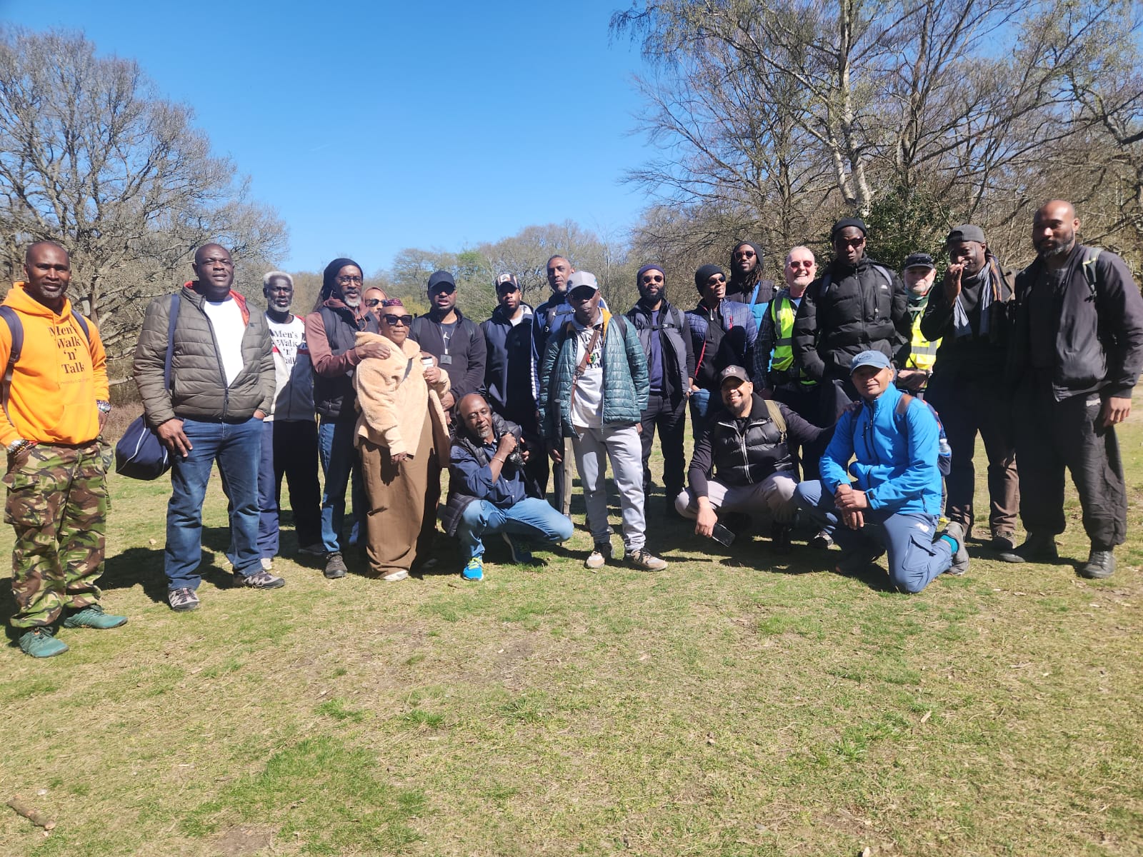 Men's Walk n Talk community members